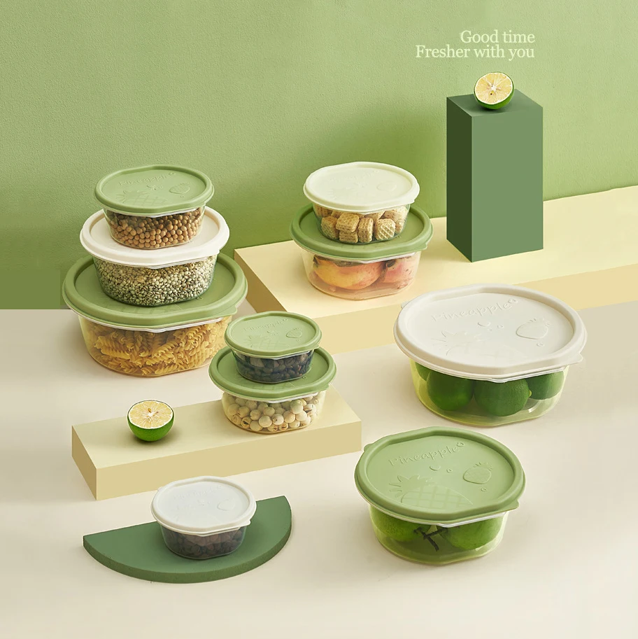 Kitchen Stackable Food Storage Fresh Keeping Sealing Box Microwave Heating Bento Lunch Box Fridge Fruit Vegetable Container Box
Kitchen Stackable Food Storage Fresh Keeping Sealing Box Microwave Heating Bento Lunch Box Fridge Fruit Vegetable Container Box