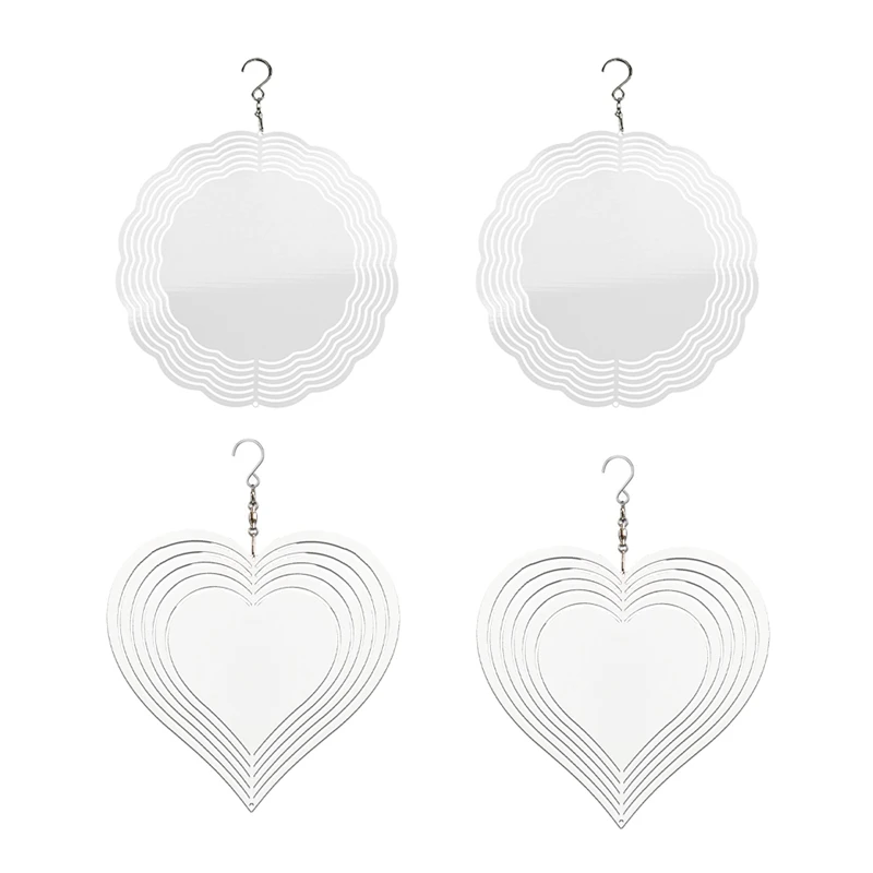 4Pack 10 Inch Sublimation Wind Spinner Blanks,Double-Sided Hanging 3D Wind Sculpture For Outdoor Garden Yard Decoration
4Pack 10 Inch Sublimation Wind Spinner Blanks,Double-Sided Hanging 3D Wind Sculpture For Outdoor Garden Yard Decoration