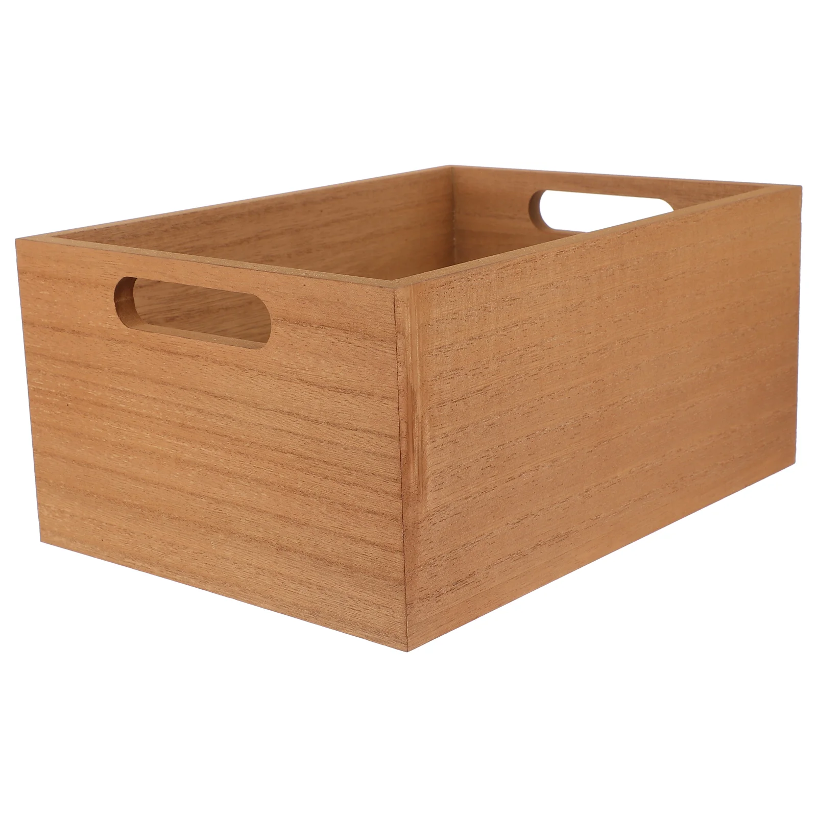Desktop Wood Box Household Wood Perfume Storage Box Multi-purpose Books Magazine Container
Desktop Wood Box Household Wood Perfume Storage Box Multi-purpose Books Magazine Container