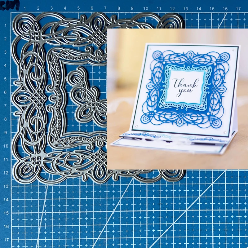 Lucky Goddess Metal Cutting Dies Modern Swirl Frame Diy Scrapbooking Photo Album Decorative Embossing Paper Card Crafts
Lucky Goddess Metal Cutting Dies Modern Swirl Frame Diy Scrapbooking Photo Album Decorative Embossing Paper Card Crafts