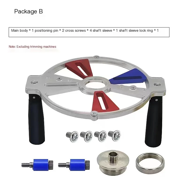 

2023 Woodworking Tool Routing Jig Frame Trimming Machine Milling Groove Engraving Guide Rail Adjustable Auxiliary Rail Bracket