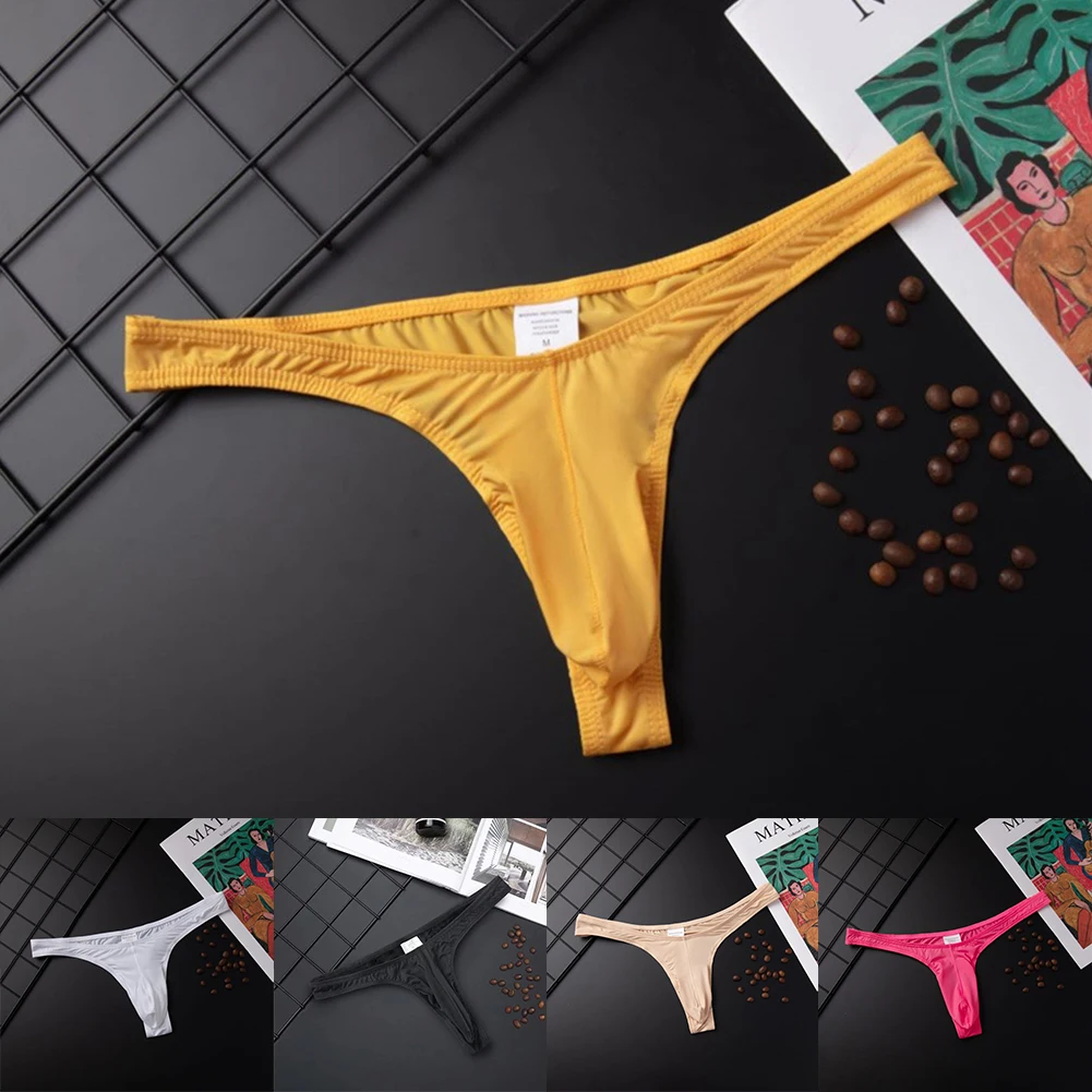 Mens Thongs Strings Homme Sexy U-Convex Briefs Underwear Breathable Thong Silky Bugle Pouch Panties G-String Homme Slip
Mens Thongs Strings Homme Sexy U-Convex Briefs Underwear Breathable Thong Silky Bugle Pouch Panties G-String Homme Slip