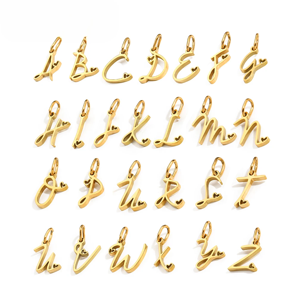 Personalized Stainless Steel Initial Letter Heart Alphabet Pendant DIY Accessories Necklace Chain Birthday Gift A-Z Women
Personalized Stainless Steel Initial Letter Heart Alphabet Pendant DIY Accessories Necklace Chain Birthday Gift A-Z Women