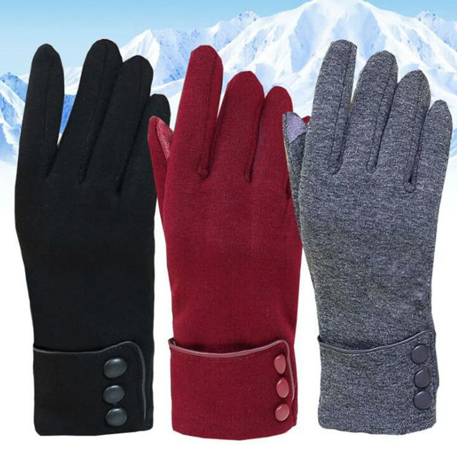 New Women Thicken Touch Screen Gloves Adult Soft Warm Fleece Lined Knit Gloves Female Elastic Cuff Texting Gloves Unisex
New Women Thicken Touch Screen Gloves Adult Soft Warm Fleece Lined Knit Gloves Female Elastic Cuff Texting Gloves Unisex
