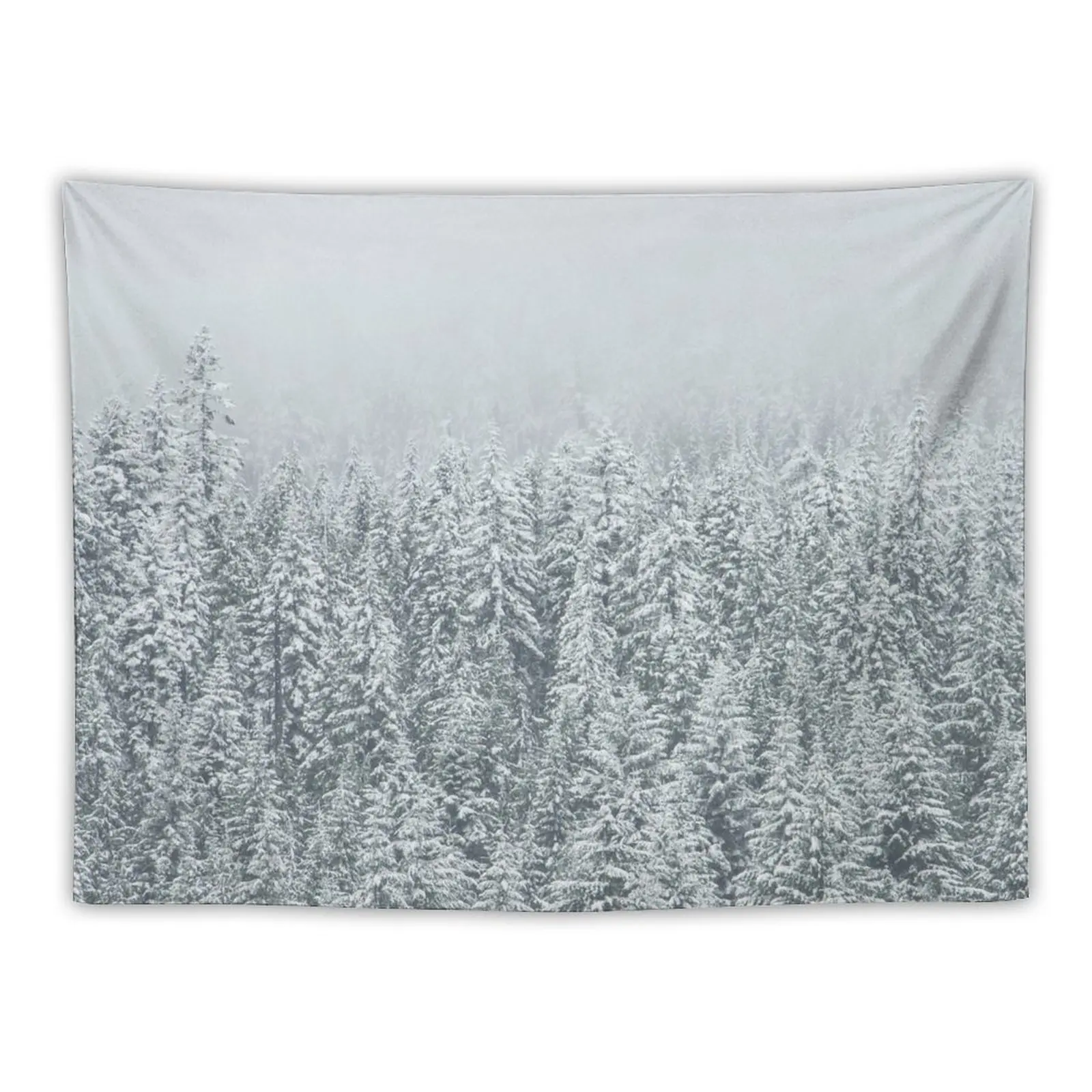 

Snowy Forest Tapestry Things To The Room Tapestry Wall Hanging House Decoration Room Decorating