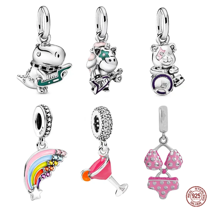 Hot Sale Pendant Fit Original Pandora Bracelet/Necklace 925 Sterling Silver Jewelry,Band Charm Bead Rainbow Pink Bikini Cocktail
Hot Sale Pendant Fit Original Pandora Bracelet/Necklace 925 Sterling Silver Jewelry,Band Charm Bead Rainbow Pink Bikini Cocktail