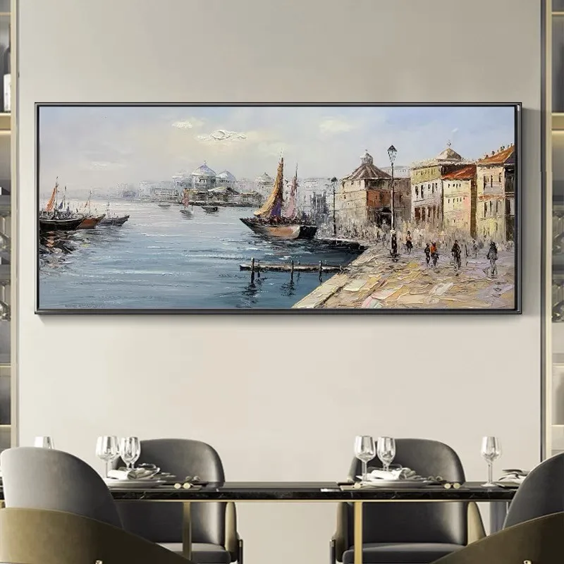 Pure Hand Drawing Oil Painting Seine Landscape Horizontal Hanging Living Room Background Wall French Mural
Pure Hand Drawing Oil Painting Seine Landscape Horizontal Hanging Living Room Background Wall French Mural