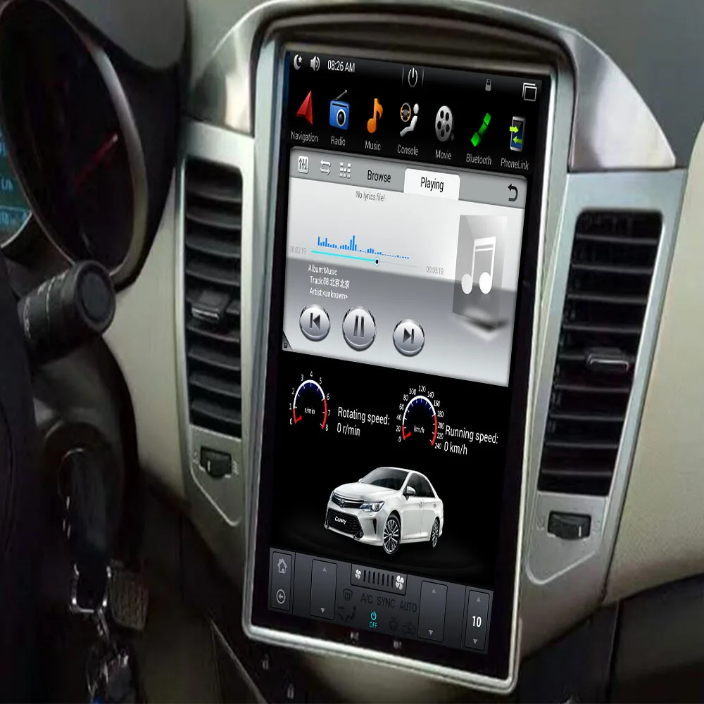Автомобильный радиоприемник 12,3 "PX6 Tesla Style Android для Chevrolet Cruze 2009-2014 Автомобильный DVD мультимедийный плеер Авто WIFI GPS навигация Carply
Автомобильный радиоприемник 12,3 "PX6 Tesla Style Android для Chevrolet Cruze 2009-2014 Автомобильный DVD мультимедийный плеер Авто WIFI GPS навигация Carply