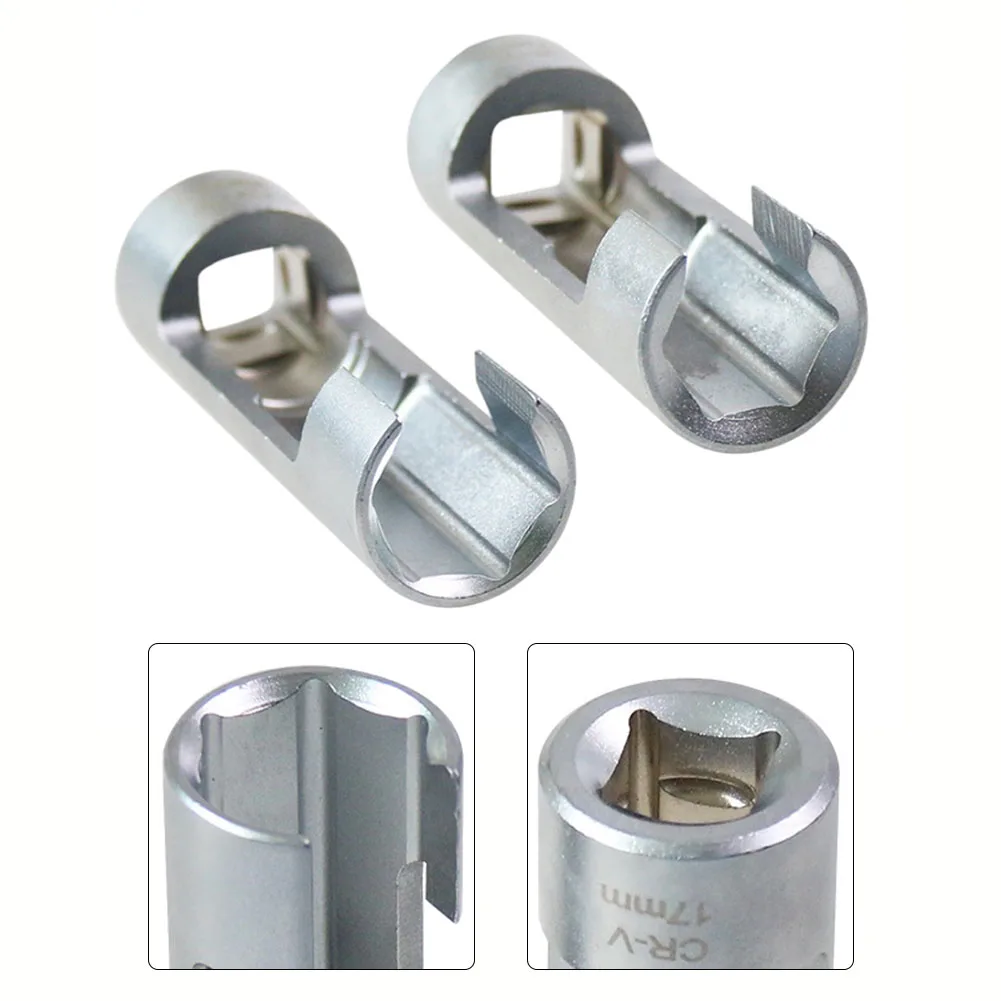2PCS 1/2 Diesel Injector Fuel Line Socket Wrench Oxygen Sensor Wrench 17/19mm Silver Chrome Vanadium Steel Hand Tools parts
2PCS 1/2 Diesel Injector Fuel Line Socket Wrench Oxygen Sensor Wrench 17/19mm Silver Chrome Vanadium Steel Hand Tools parts