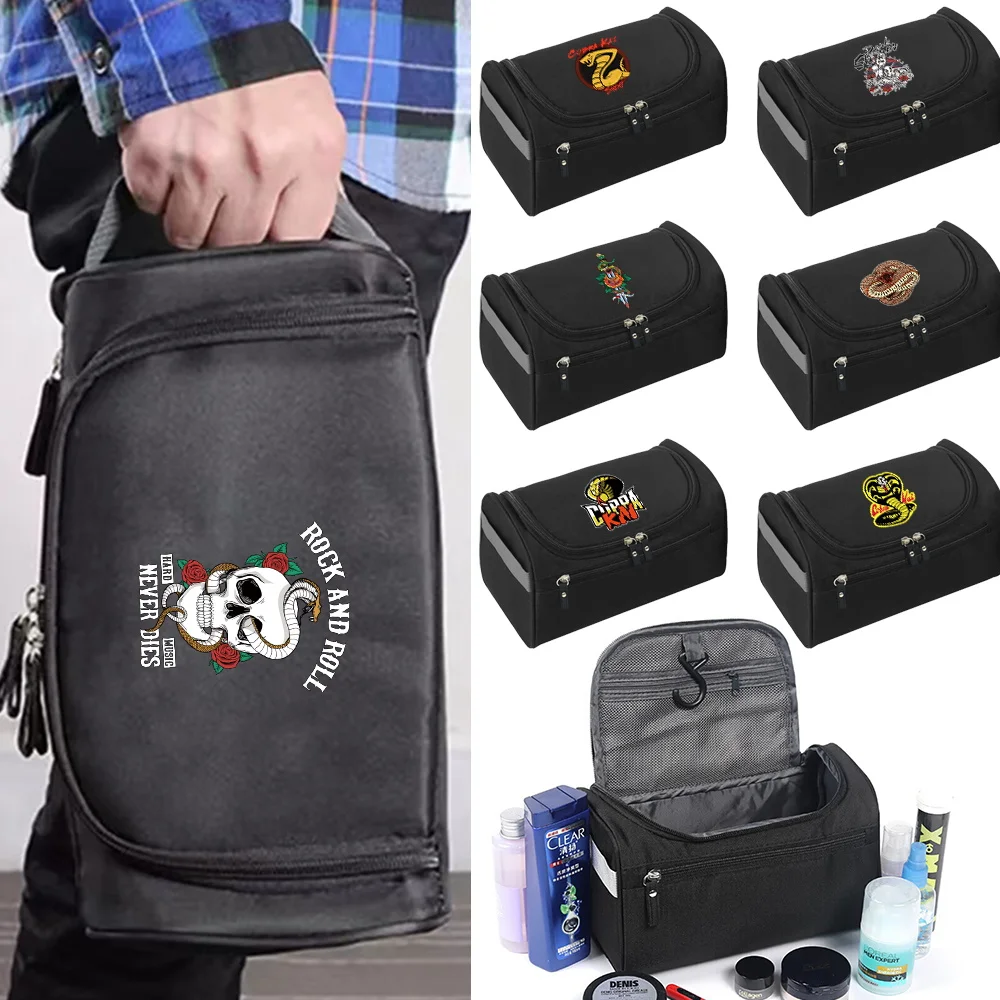Men Business Portable Storage Bag Toiletries Organizer Women Travel Cosmetic Bags Hanging Waterproof Wash Pouch Cobra Handbag
Men Business Portable Storage Bag Toiletries Organizer Women Travel Cosmetic Bags Hanging Waterproof Wash Pouch Cobra Handbag