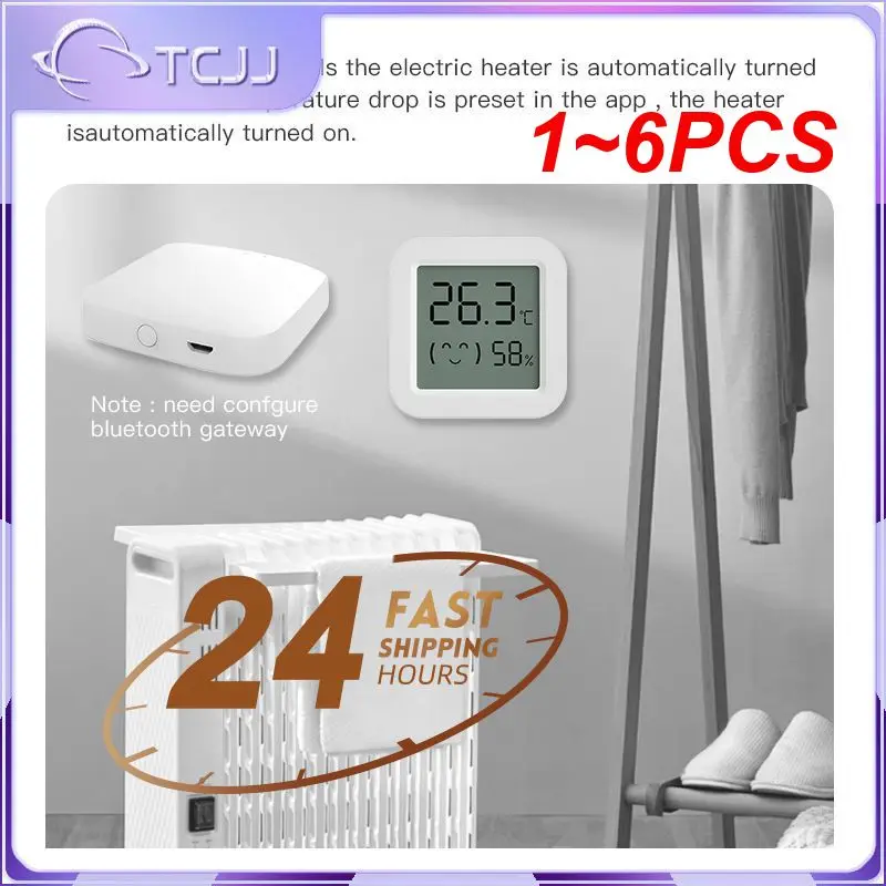 1~6PCS Tuya Temperature Humidity Sensor Fridge Sensor Mini LCD Digital Display bluetooth-compatible Thermometer
1~6PCS Tuya Temperature Humidity Sensor Fridge Sensor Mini LCD Digital Display bluetooth-compatible Thermometer