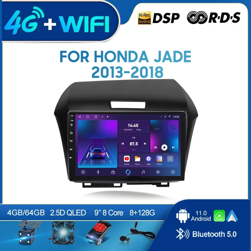 Автомагнитола QSZN для HONDA JADE 2013-2018 RHD, 2 din, Android 12,0, мультимедийный видеоплеер, GPS-навигация, головное устройство 4G Carplay
Автомагнитола QSZN для HONDA JADE 2013-2018 RHD, 2 din, Android 12,0, мультимедийный видеоплеер, GPS-навигация, головное устройство 4G Carplay