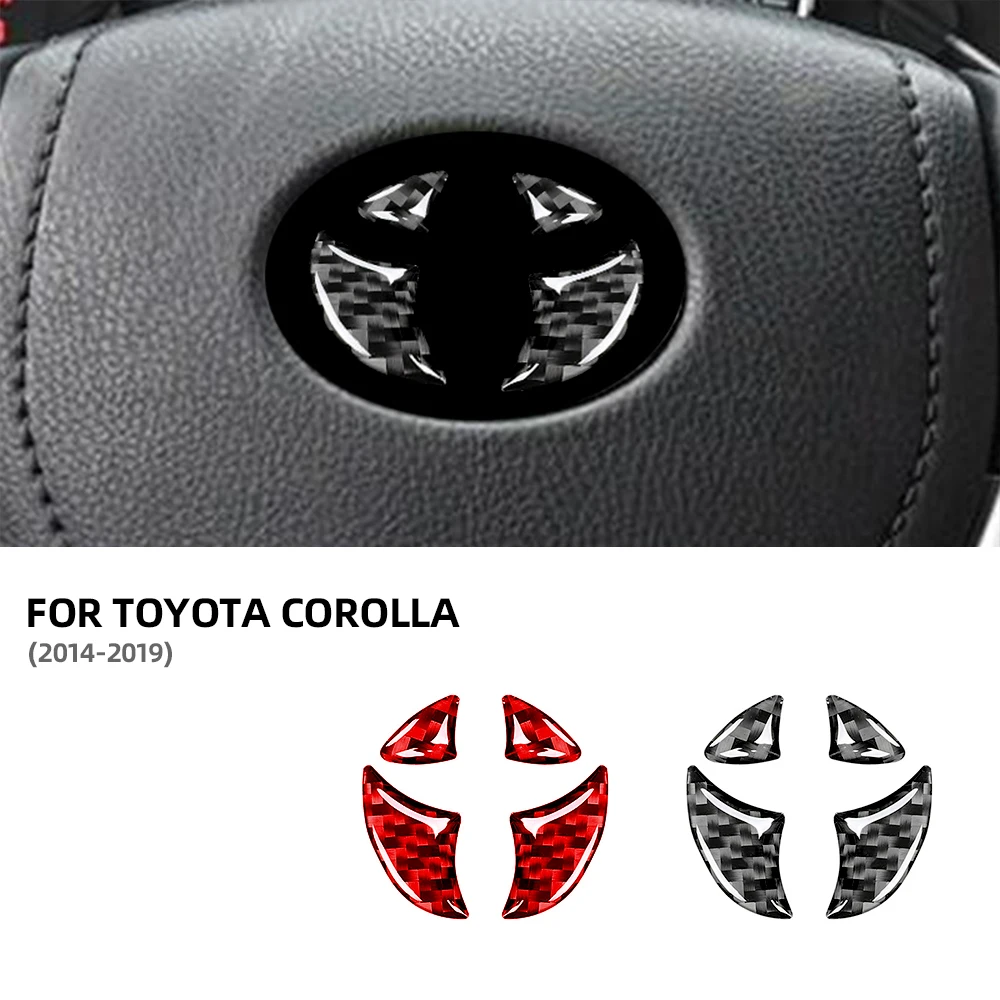 Carbon Fiber Black Fit for Toyota Corolla 2014 2015 2016 2017 2018 2019 Steering Wheel Marker Car Acceccories Interior Stickers
Carbon Fiber Black Fit for Toyota Corolla 2014 2015 2016 2017 2018 2019 Steering Wheel Marker Car Acceccories Interior Stickers
