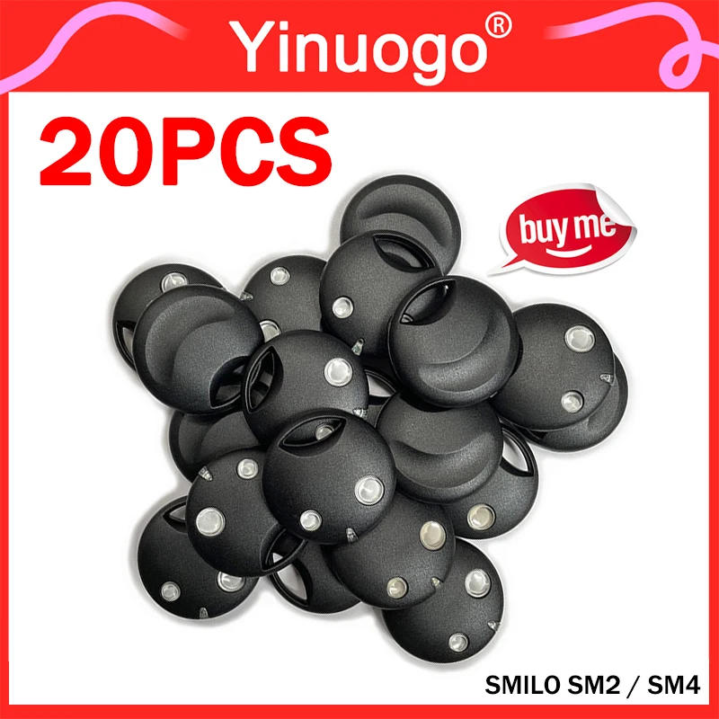 20PCS SMILO SM2 / SMILO SM4 Garage Door Remote Control 433.92MHz Rolling Code For SMXI SMXIS SMX2 SMX2R OXI OX2 Receiver Switch
20PCS SMILO SM2 / SMILO SM4 Garage Door Remote Control 433.92MHz Rolling Code For SMXI SMXIS SMX2 SMX2R OXI OX2 Receiver Switch