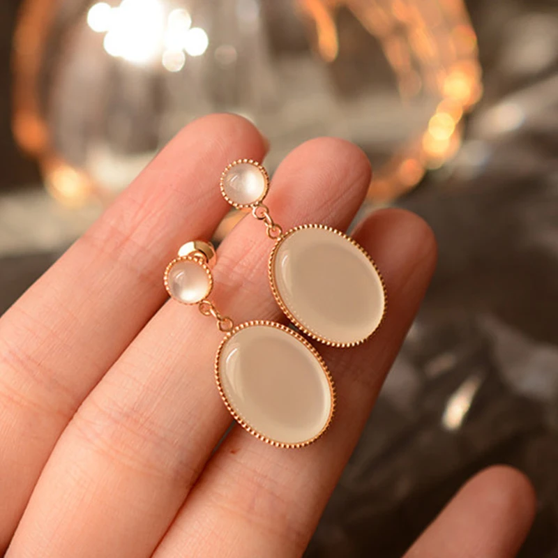 Korea New White Moonlight Cat's Eye Stone Earrings For Women Small Fresh Geometric Eardrop Elegant Ladies Temperament Jewelry 3 Mallzona S568636f7787b4c28912a0c2e2e149371W Korea New White Moonlight Cat's Eye Stone Earrings For Women Small Fresh Geometric Eardrop Elegant Ladies Temperament Jewelry Mallzona