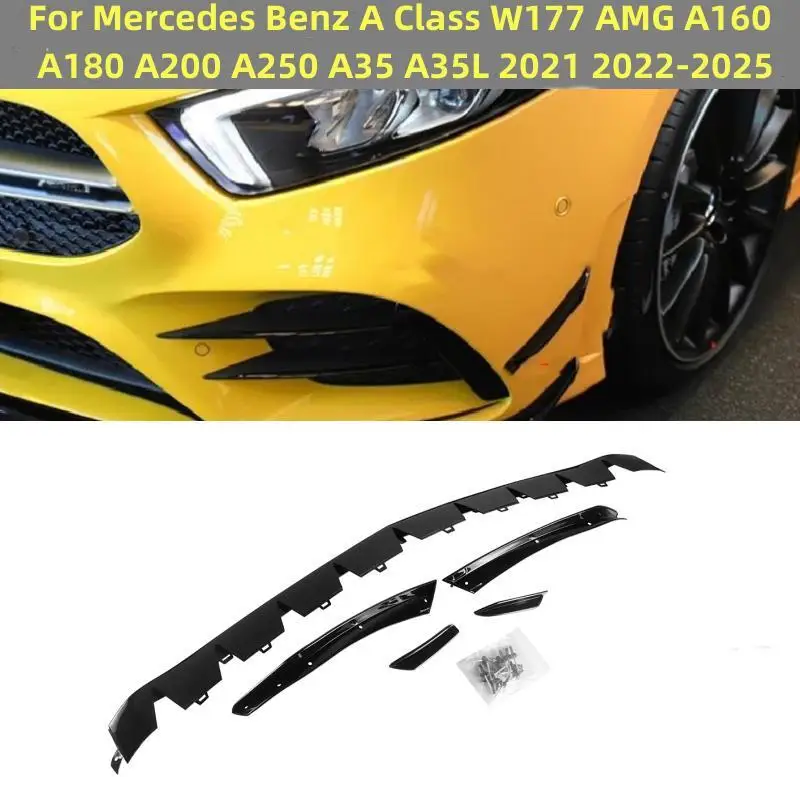 Крышка для бампера переднего бампера, съемные ласты для Mercedes Benz A Class W177 AMG A160 A180 A200 A250 A35 A35L 2022 2023 +
Крышка для бампера переднего бампера, съемные ласты для Mercedes Benz A Class W177 AMG A160 A180 A200 A250 A35 A35L 2022 2023 +