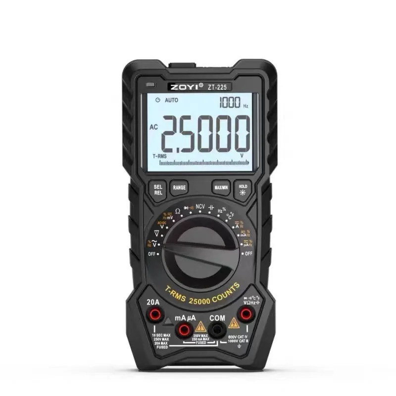 

ZOYI ZT-225 /Frequency/Diode/Duty Cycle/Temperature AC+DC combined voltage measurement 103 Voltage/Resistance/On/Off/Capacitance