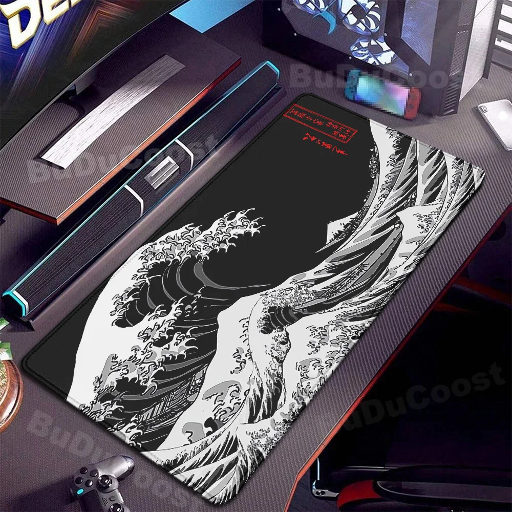 XXL Home Custom Computer HD Mouse Pad Japan Waves Desk Pad Game Mechanical Keyboard Pad Rubber Carpet Non-Slip Office Mouse Mats 
XXL Home Custom Computer HD Mouse Pad Japan Waves Desk Pad Game Mechanical Keyboard Pad Rubber Carpet Non-Slip Office Mouse Mats