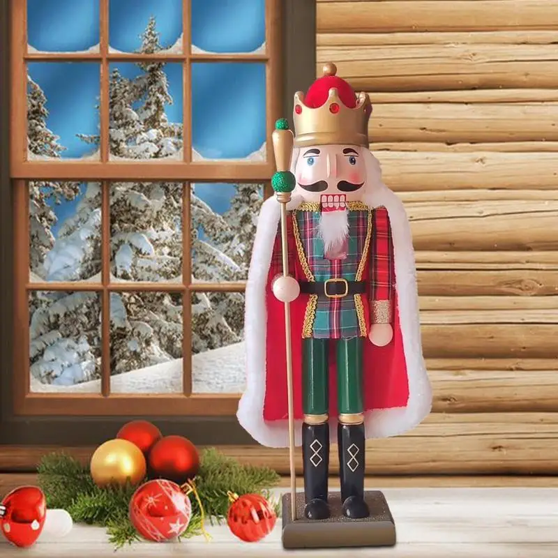 Christmas Nutcracker Creative Handicrafts Gift Christmas Decorations Home OrnamentSoldier Doll Wooden Indoor Tabletop Decoration
Christmas Nutcracker Creative Handicrafts Gift Christmas Decorations Home OrnamentSoldier Doll Wooden Indoor Tabletop Decoration
