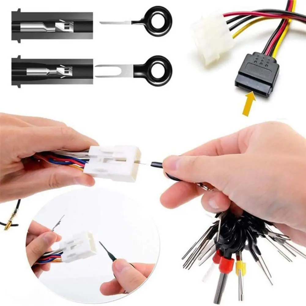 Car Line Plug Terminal Needle Retracter Removal Tool Harness Unlocking Pick Pin Removal Extraction Tool Needle Extractor 
Car Line Plug Terminal Needle Retracter Removal Tool Harness Unlocking Pick Pin Removal Extraction Tool Needle Extractor
