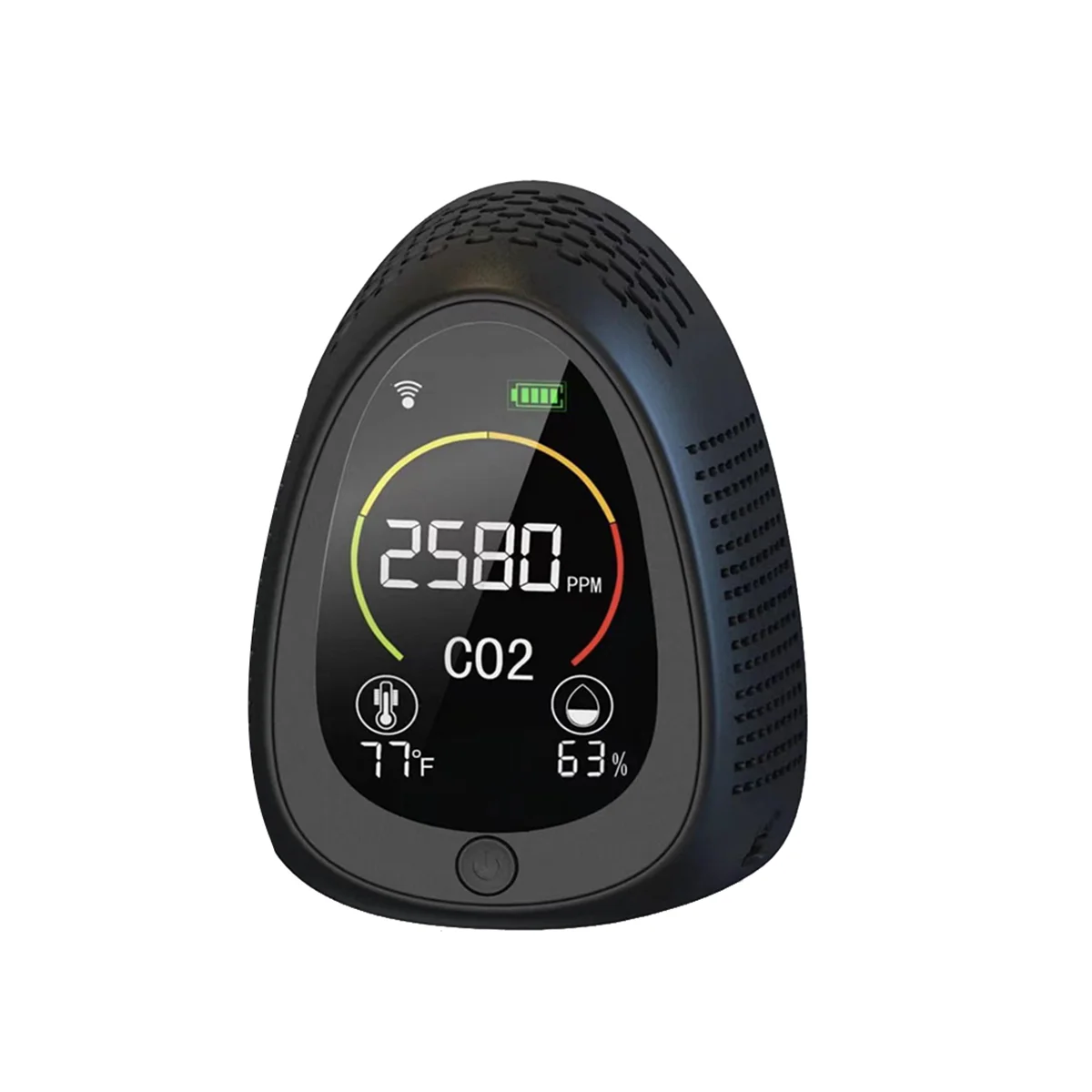 Фотоэлектрический детектор углекислого газа, датчик температуры и влажности воздуха с пожарной сигнализацией, 5 в 1 
Фотоэлектрический детектор углекислого газа, датчик температуры и влажности воздуха с пожарной сигнализацией, 5 в 1