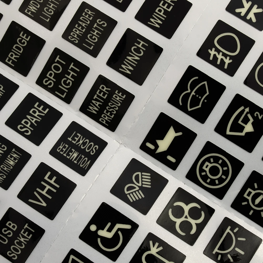 Decal Sticker Labels Decoration Glow Label Night Truck Boat Universal Car Circuit Panel Replacement Rocker 1 Sheet
Decal Sticker Labels Decoration Glow Label Night Truck Boat Universal Car Circuit Panel Replacement Rocker 1 Sheet