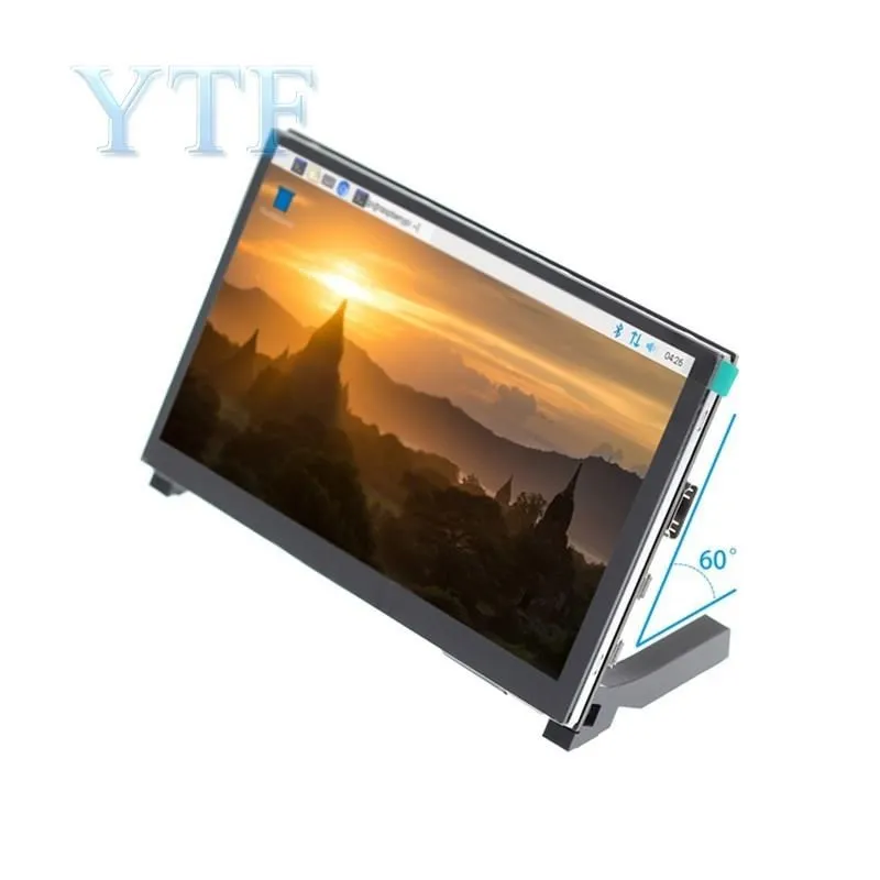 7 inch 1024x600 LCD D display with bracket-h Full viewing angle panel at 178 degrees for raspberry PI 3B + 4B
7 inch 1024x600 LCD D display with bracket-h Full viewing angle panel at 178 degrees for raspberry PI 3B + 4B