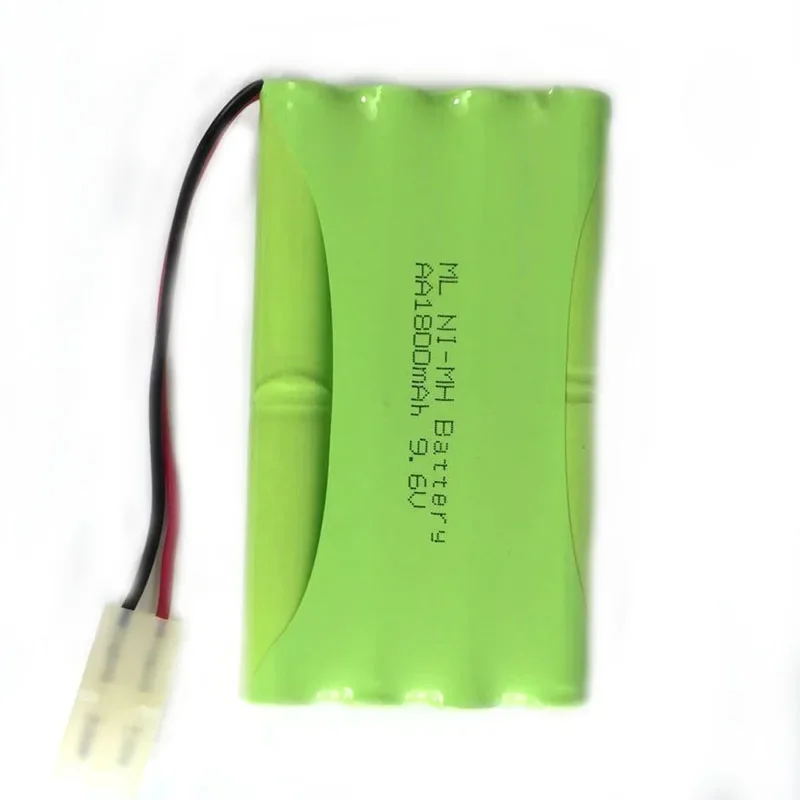 

Brand New 9.6V 1800mAh 8x AA Ni-MH Rechargeable RC Battery Pack for Helicopter Robot Car Toys with Tamiya Connector Plug