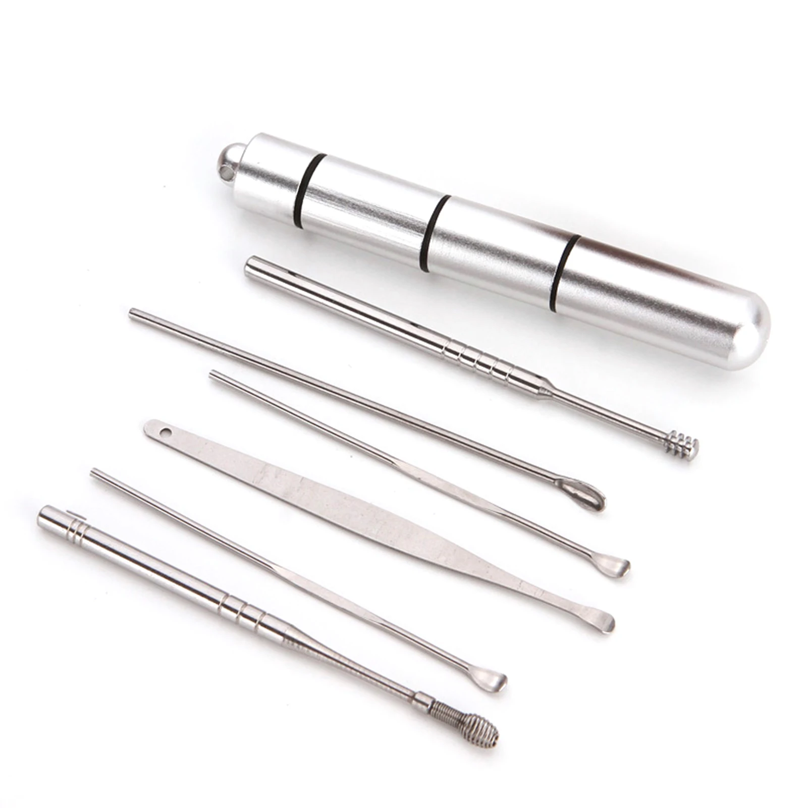6 In 1 Portable Ear Cleaning Set Reusable Ear Wax Removal Ear Cleaner With Storage Box For Home Outdoor 
6 In 1 Portable Ear Cleaning Set Reusable Ear Wax Removal Ear Cleaner With Storage Box For Home Outdoor