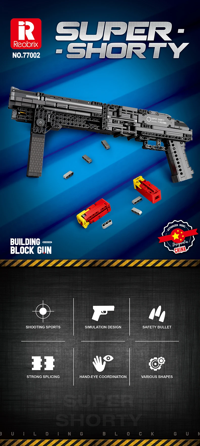 882PCS Military Gun Super Shorty Shotgun Technology Building Block Model Movie Game Weapon Bricks Toys For Kid Christmas Gifts 882PCS Military Gun Super Shorty Shotgun Technology Building Block Model Movie Game Weapon Bricks Toys For Kid Christmas Gifts