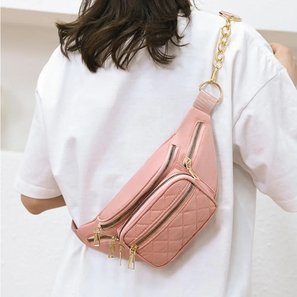 Women Waist Bag Multi-pockets Zipper Large Capacity Adjustable Strap Waterproof Nylon Female Fanny Pack Crossbody Chest Bag
Women Waist Bag Multi-pockets Zipper Large Capacity Adjustable Strap Waterproof Nylon Female Fanny Pack Crossbody Chest Bag