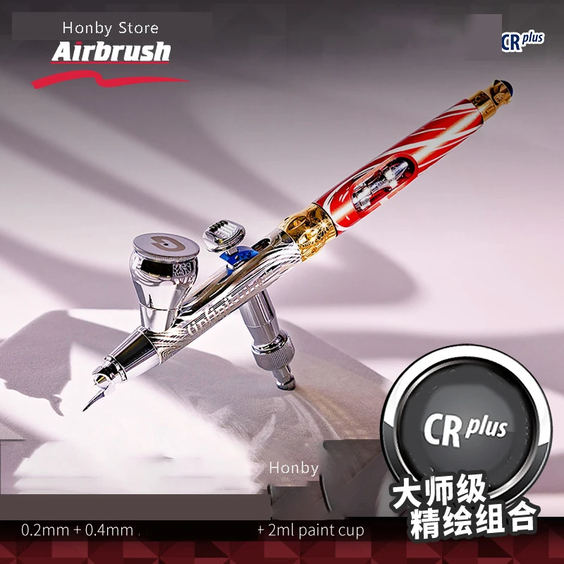 New Airbrush For HARDER&STEENBECK Infinity CR Plus 129514 0.2+0.4 mm Dual Caliber Airbrush Model Coloring And Spraying Modeling
New Airbrush For HARDER&STEENBECK Infinity CR Plus 129514 0.2+0.4 mm Dual Caliber Airbrush Model Coloring And Spraying Modeling
