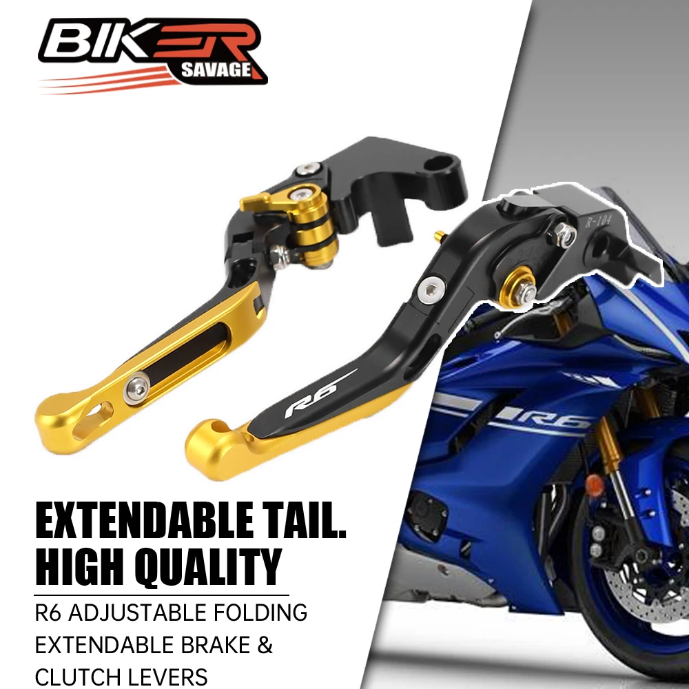 Adjustable Folding Extendable Brake & Clutch Levers Hydraulic Replacement Handle Motorcycle Accessories For YAMAHA YZFR6 CNC
Adjustable Folding Extendable Brake & Clutch Levers Hydraulic Replacement Handle Motorcycle Accessories For YAMAHA YZFR6 CNC