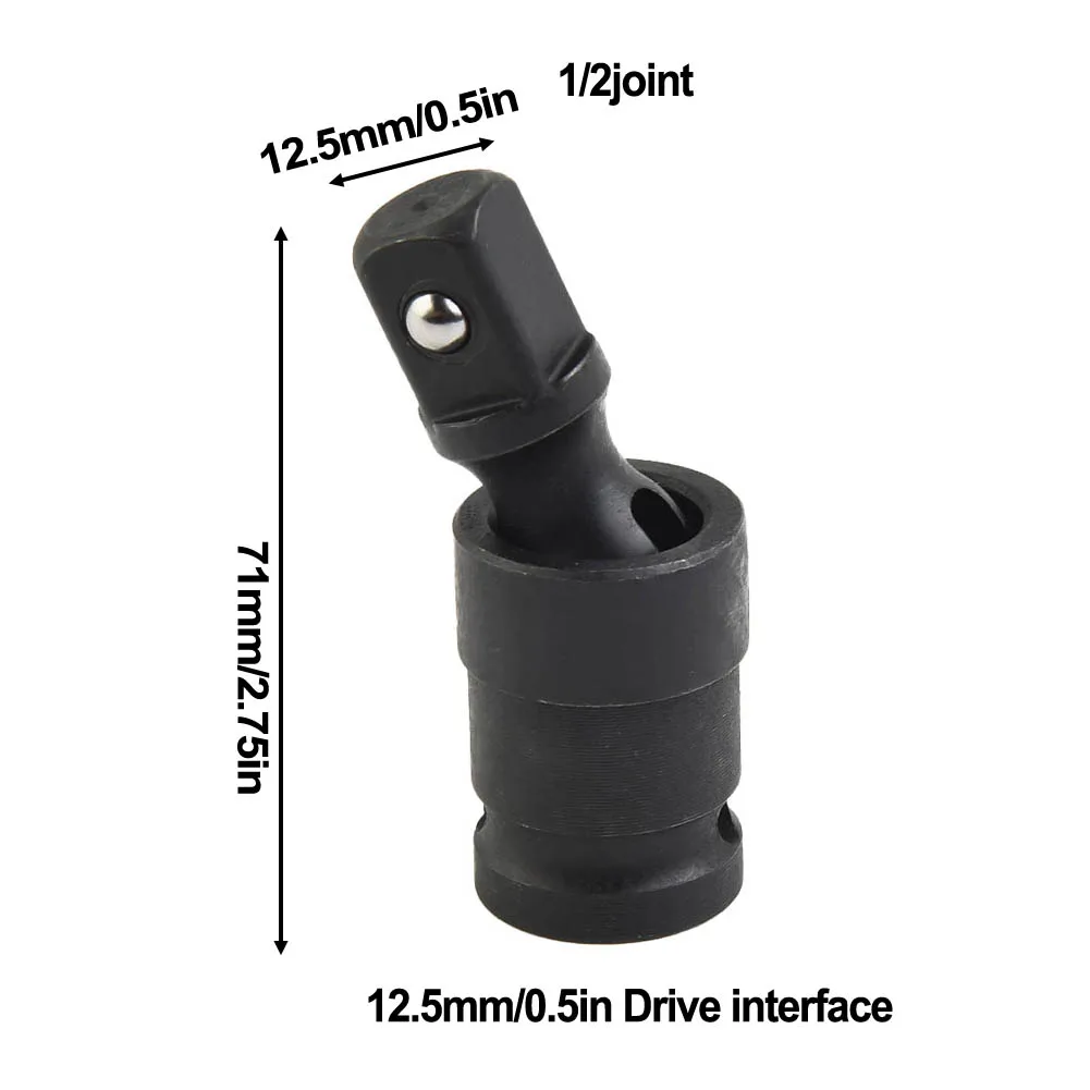 1PCS 1/2inch Universal Joint Socket Pneumatic Swivel Joint Air Impact Wobble Socket Adapter Hand Tool Wrench Accessories
1PCS 1/2inch Universal Joint Socket Pneumatic Swivel Joint Air Impact Wobble Socket Adapter Hand Tool Wrench Accessories
