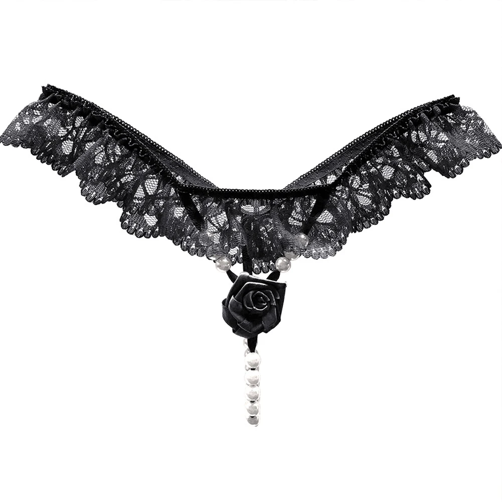 Women Sexy Lace Thong Pearl Rose G-string Crotchless T-Back Panties Low Rise Open Butt Underwear Super Mini Erotic Lingerie
Women Sexy Lace Thong Pearl Rose G-string Crotchless T-Back Panties Low Rise Open Butt Underwear Super Mini Erotic Lingerie