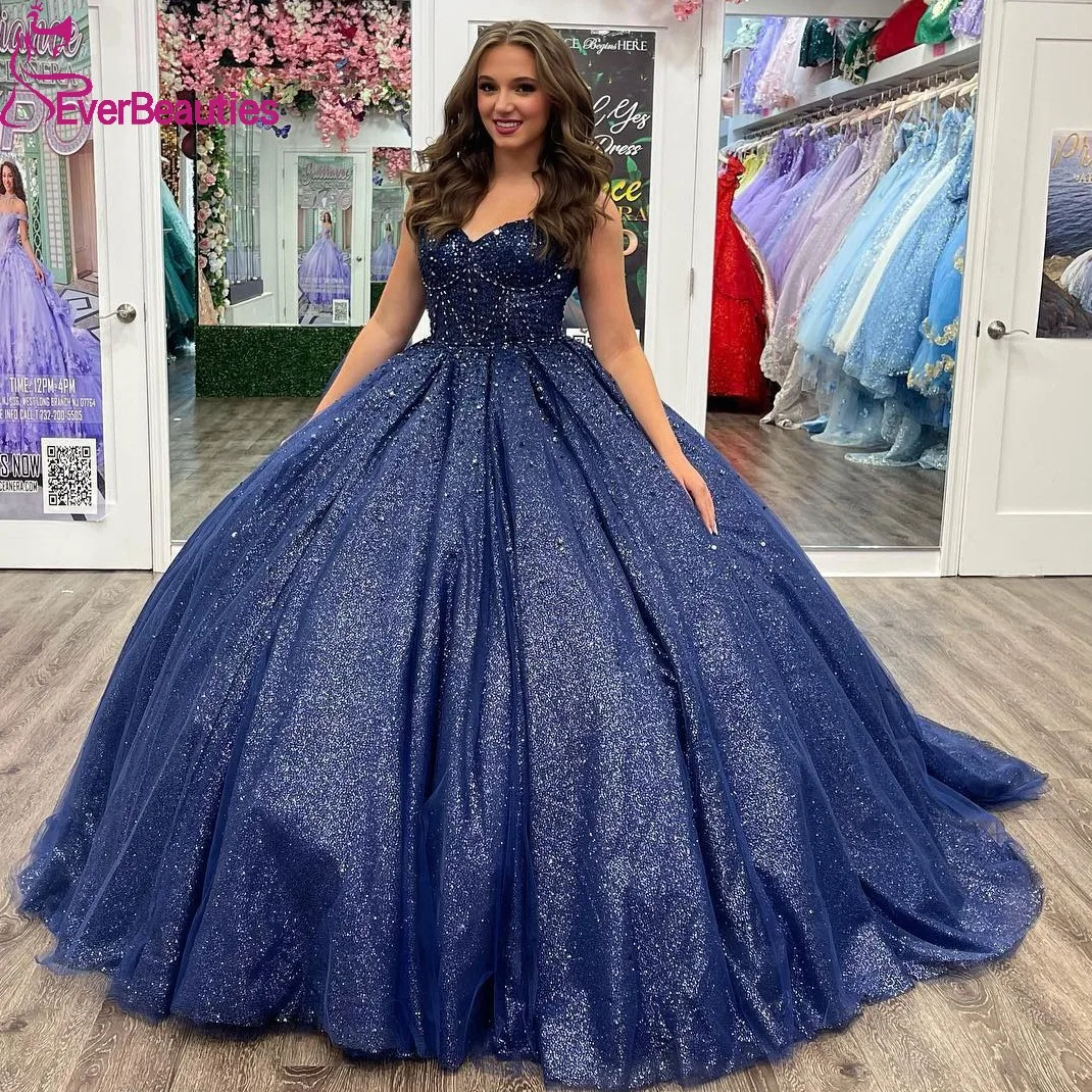 Sweetheart Ball Gown Quinceanera Dresses Sweet 16 Dress Prom Party Dress Glitter Tulle Sequins Vestidos De 15 Quinceañera
Sweetheart Ball Gown Quinceanera Dresses Sweet 16 Dress Prom Party Dress Glitter Tulle Sequins Vestidos De 15 Quinceañera