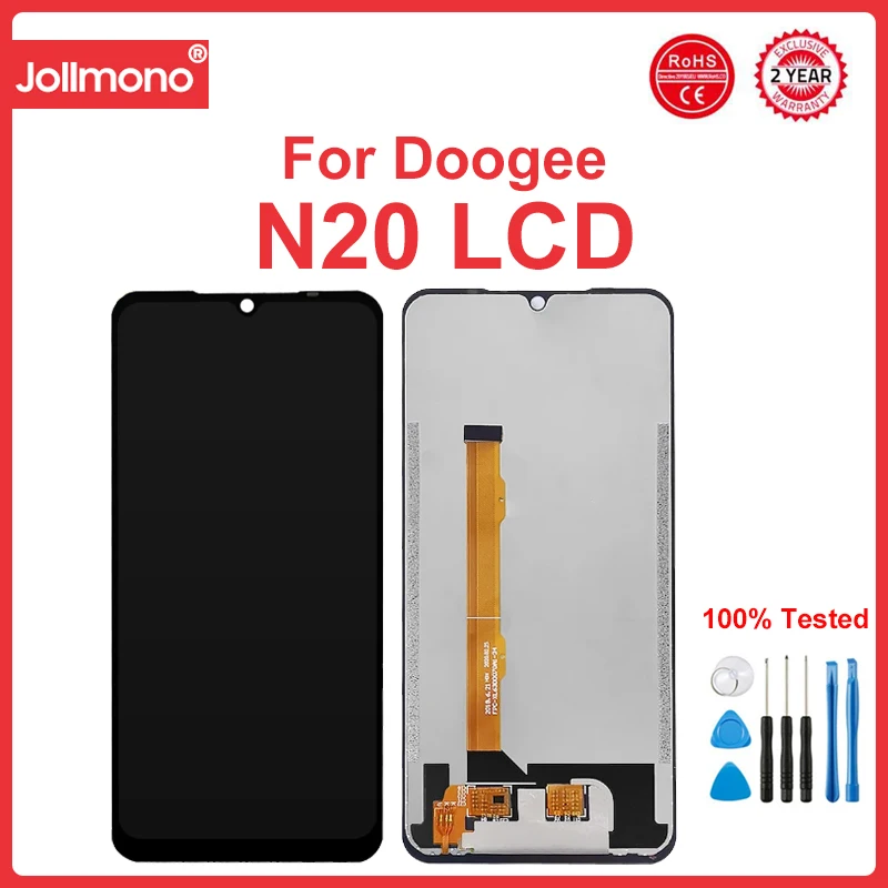 

For Doogee N20 LCD Display And Touch Screen Digitizer Assembly Repair lcd For Doogee Y9 Plus Display Doogee N20 LCD