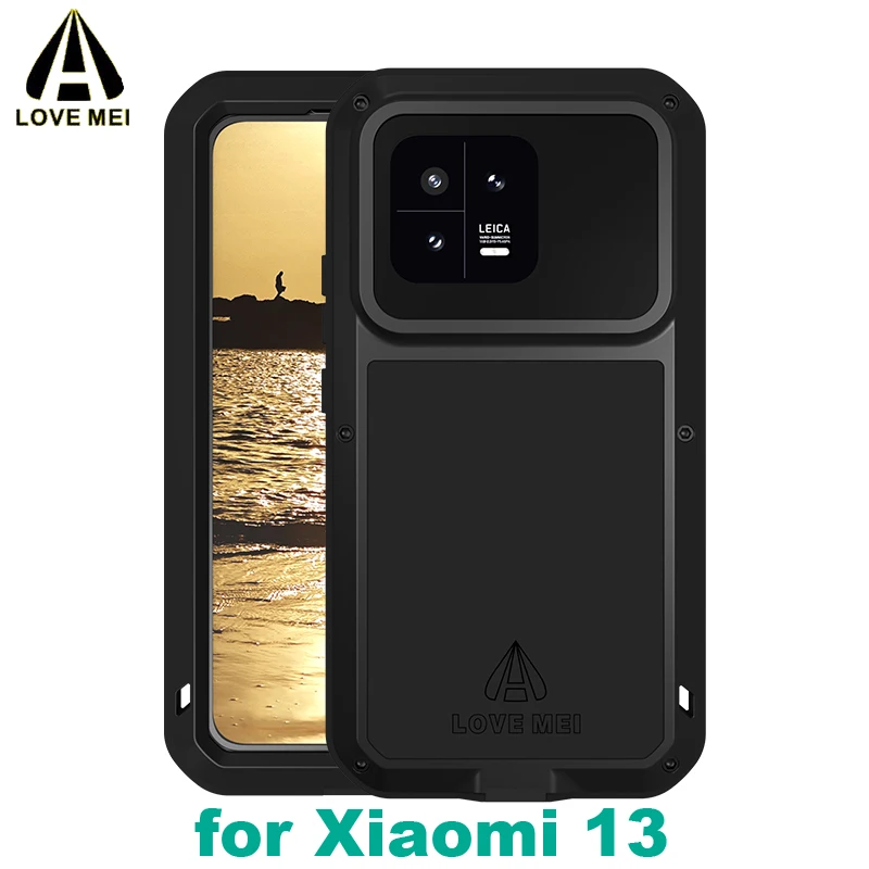 Mi13 Original LOVEMEI Tempered Glass Armor Metal Case for Xiaomi 13 Shockproof Life Waterproof Phone Cover Powerful Protection
Mi13 Original LOVEMEI Tempered Glass Armor Metal Case for Xiaomi 13 Shockproof Life Waterproof Phone Cover Powerful Protection