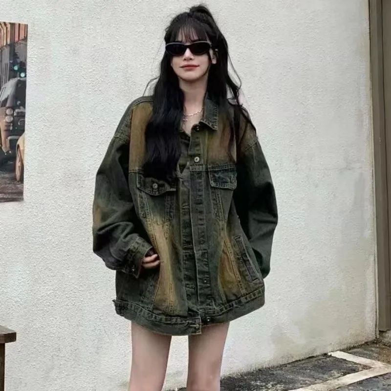 2023 Autumn New Coat For Women Loose Retro Versatile Make Old Leisure Time Street Single Breasted Lapel Collar Free Shipping
2023 Autumn New Coat For Women Loose Retro Versatile Make Old Leisure Time Street Single Breasted Lapel Collar Free Shipping