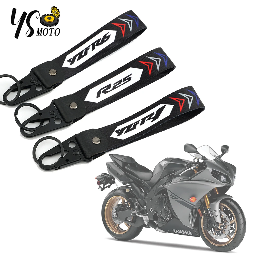For Yamaha R1 R6 R25 YZF-R6 2015 yzf r1 2006 all years High quality Motorcycle Accessories Key Ring Belt Keyring Key Chain
For Yamaha R1 R6 R25 YZF-R6 2015 yzf r1 2006 all years High quality Motorcycle Accessories Key Ring Belt Keyring Key Chain