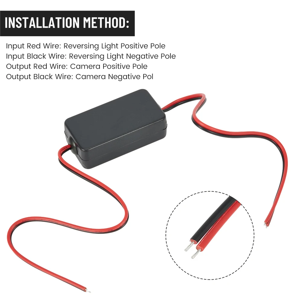 1Pc Car Camera Rejector Filter Ripple Splash Screen 12V Black Camera Etc. Interference Power Filter Reversing Auto Accessories
1Pc Car Camera Rejector Filter Ripple Splash Screen 12V Black Camera Etc. Interference Power Filter Reversing Auto Accessories
