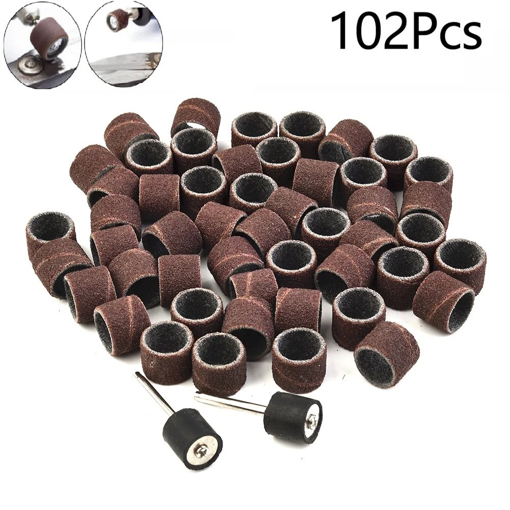 100pcs Sanding Drum Kit Sanding Bands Sleeves With Mandrels 1/8'' Shank Sanding Drum 240 Grit For Drill Rotary Abrasive Tool
100pcs Sanding Drum Kit Sanding Bands Sleeves With Mandrels 1/8'' Shank Sanding Drum 240 Grit For Drill Rotary Abrasive Tool