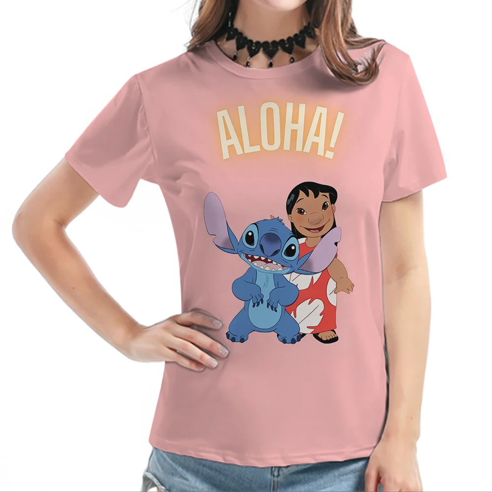 Printed Clothes Girl Boy Tee Top Disney Women Female Fashion Lady Stitch 90s Sweet Cute Stylish Cartoon Casual Graphic T-shirts
Printed Clothes Girl Boy Tee Top Disney Women Female Fashion Lady Stitch 90s Sweet Cute Stylish Cartoon Casual Graphic T-shirts