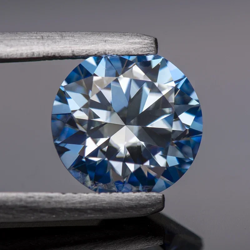 GRA Certificate Ice Blue Colour Round Cut Moissanite Loose Stone Gemstone Synthetic Lab Created Heat Diamond Jewelry Making
GRA Certificate Ice Blue Colour Round Cut Moissanite Loose Stone Gemstone Synthetic Lab Created Heat Diamond Jewelry Making