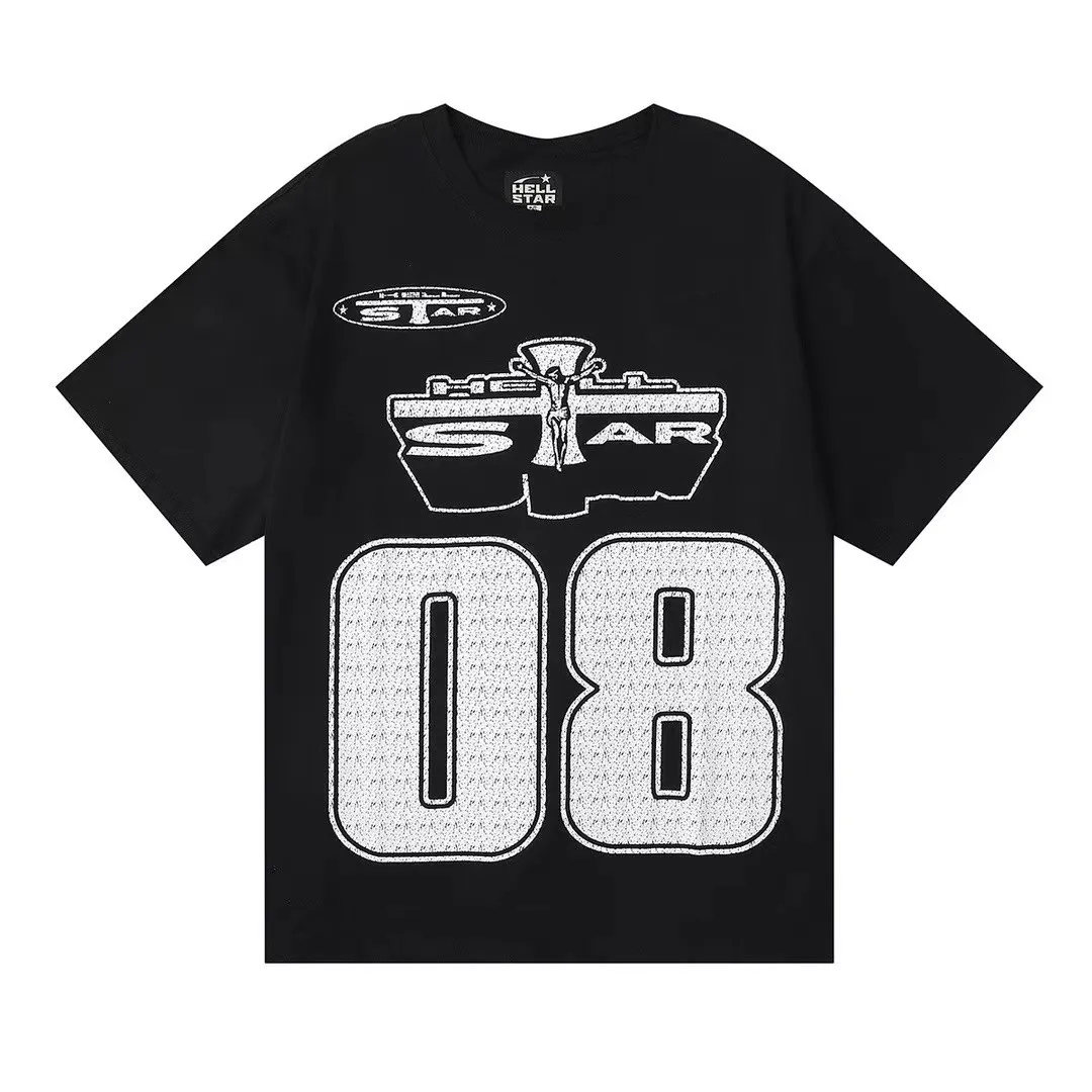 Hellstar 2024 American breathable Pink printed large pattern logo design high street men's short sleeved Cross No. 8
Hellstar 2024 American breathable Pink printed large pattern logo design high street men's short sleeved Cross No. 8
