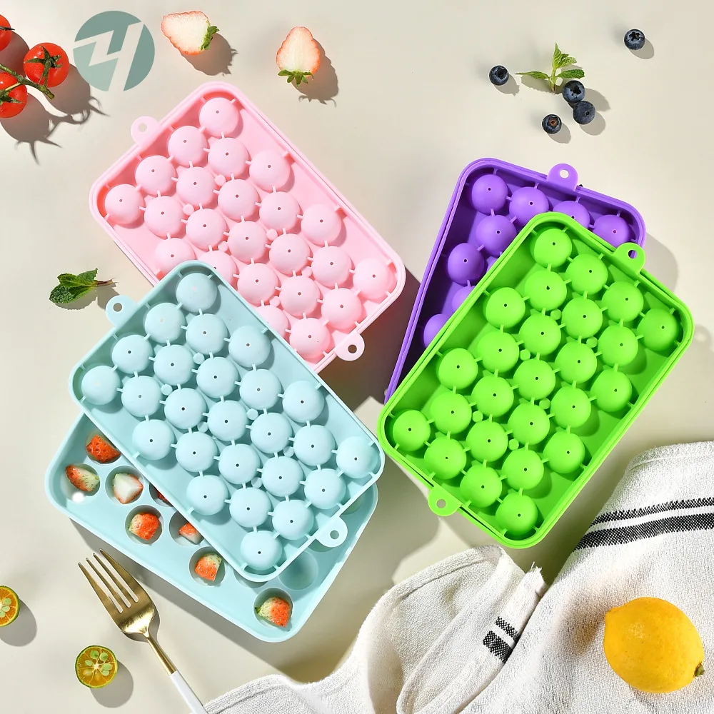 FerryChing Round Ice Mold Ice Cube Tray With Lid Silicone Molds Ice Cube Maker Kitchen Accessories Tools 25pcs Spheres
FerryChing Round Ice Mold Ice Cube Tray With Lid Silicone Molds Ice Cube Maker Kitchen Accessories Tools 25pcs Spheres