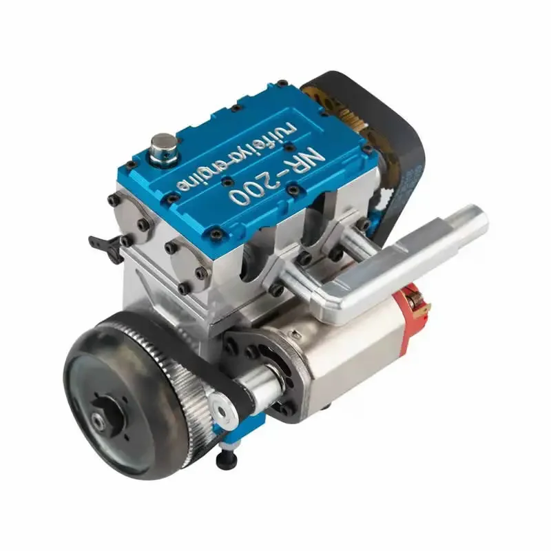 

NR200 Baxter Model Inline Dual Cylinder Methanol Engine / Gasoline Engine Model Toy For 1/10 RC Car Internal Combustion Engine