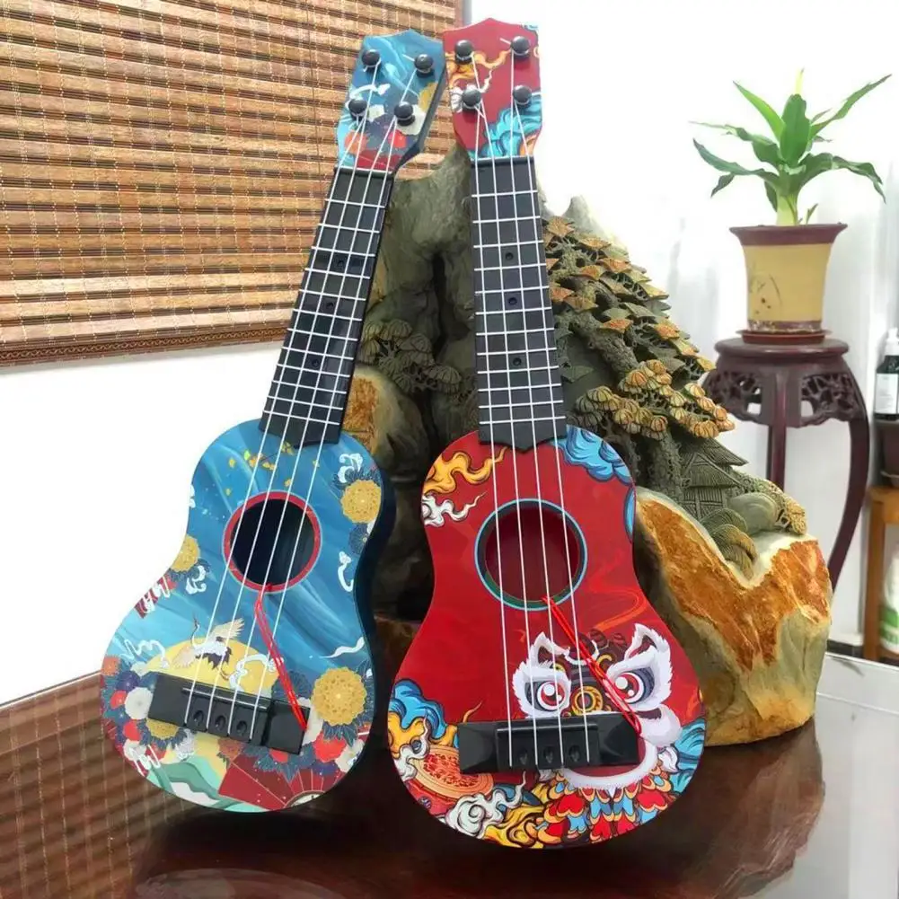 Toddlers Music Toy Colorful Cartoon Print Children's Guitar Toy with Clear Sound Portable Mini Ukulele Instrument for Toddlers
Toddlers Music Toy Colorful Cartoon Print Children's Guitar Toy with Clear Sound Portable Mini Ukulele Instrument for Toddlers