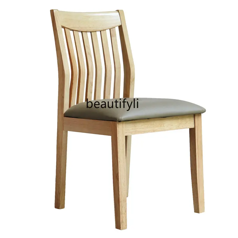 Solid Wood Simplicity Modern Dining Chair Home Small Apartment Backrest Study Chair
Solid Wood Simplicity Modern Dining Chair Home Small Apartment Backrest Study Chair