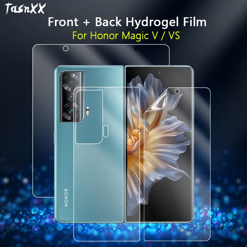 Защитная пленка 2 в 1 для переднего/заднего экрана Honor Magic V VS V2, Ультрапрозрачная мягкая Гидрогелевая пленка с полным покрытием, не стекло
Защитная пленка 2 в 1 для переднего/заднего экрана Honor Magic V VS V2, Ультрапрозрачная мягкая Гидрогелевая пленка с полным покрытием, не стекло